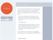 Tablet Screenshot of ellolove.com